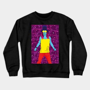 fanart cantante rock Crewneck Sweatshirt